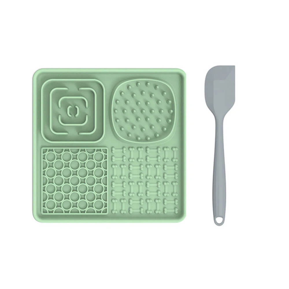 Slow Lick Happy Dog Mat Large Silicone Feeding Fun